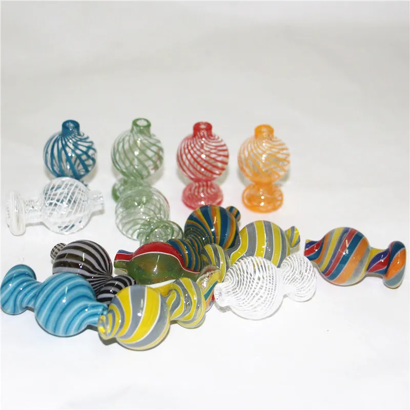 Amerikaanse kleur uv glazen bubbel koolhydraten kop glazen koolhydraten roken accessoires voor afgeschuinde rand quartz nagels dab rigs pijpen