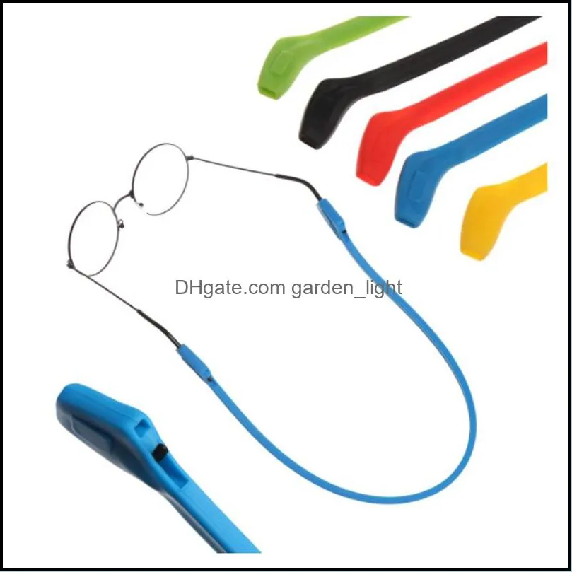 Andra handverktyg Justerbara Sile -glas￶gon Remmen PRAKTISKA Glas￶gon Solglas￶gon Bandsladdh￥llare Kids Eyeweae Accessories VT1847 Drop DH4JW