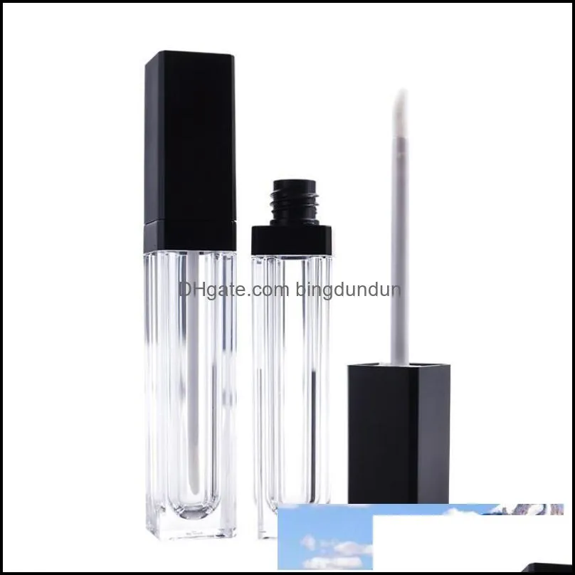 Autre maison jardin brillant à lèvres tube vide 5 ml contenant maquillage huile carré tubes en plastique avec gros Lx8694 Drop Delivery Otjat