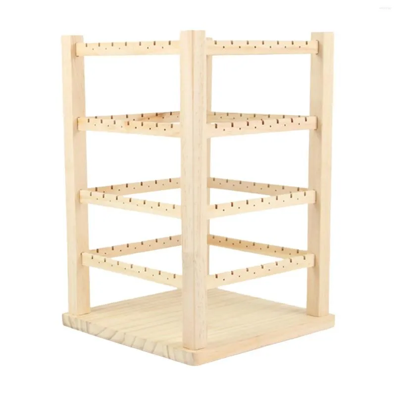 Jewelry Pouches Earrings Display Stand Rotated Organizing Rack Organizer Holder For Bedroom