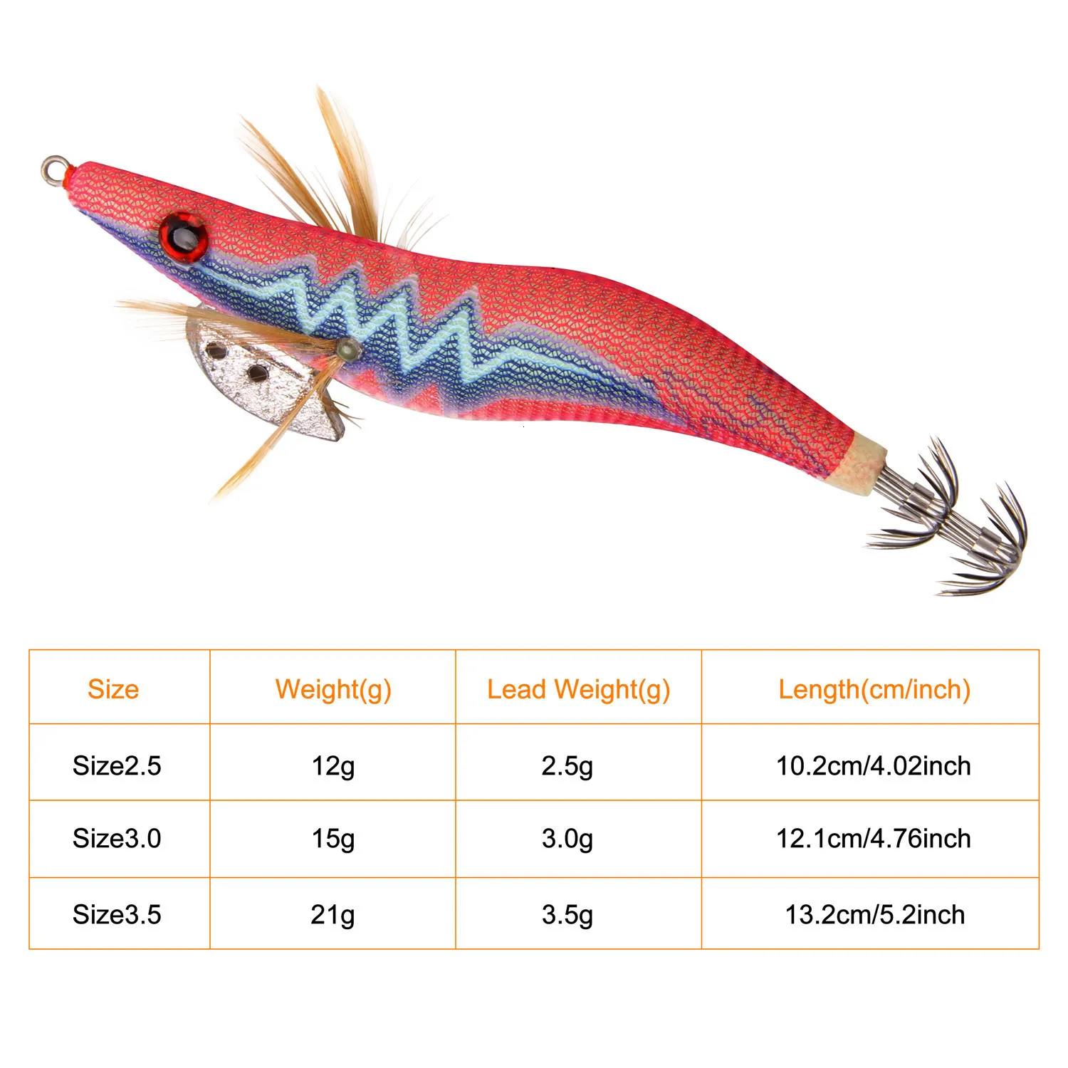 Luminous Squid Jig Underspin Lure 12g/21g Wood Shrimp Lure With Octupus And  Cuttlefish Bait JIGging Tackle For Fishinig Tackle 230113 From Yujia09,  $12.83