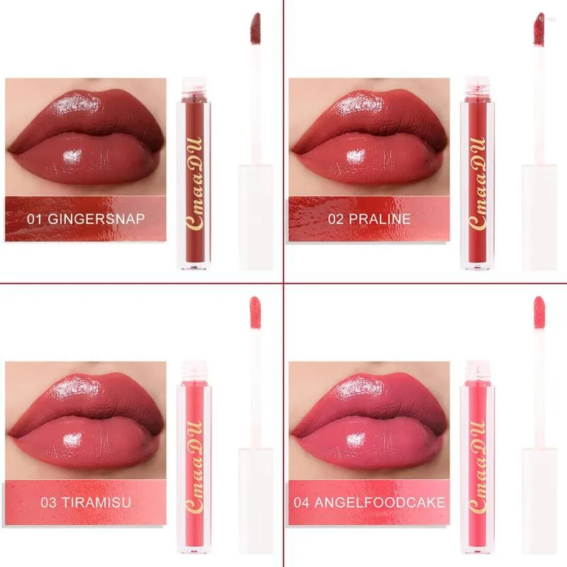 Lip Gloss 1Pcs Matte Velvet Lipstick Set Silky Smooth Waterproof Long-lasting Tint Sexy Women Fashion Makeup Cosmetic