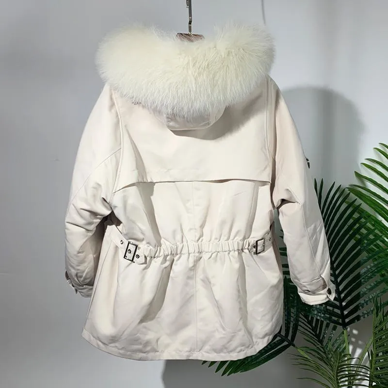Women's Fur & Faux Arashi Non-success Little Collars Sent To Overcome Short Female 2023 Removable Bladder MAO Jacket