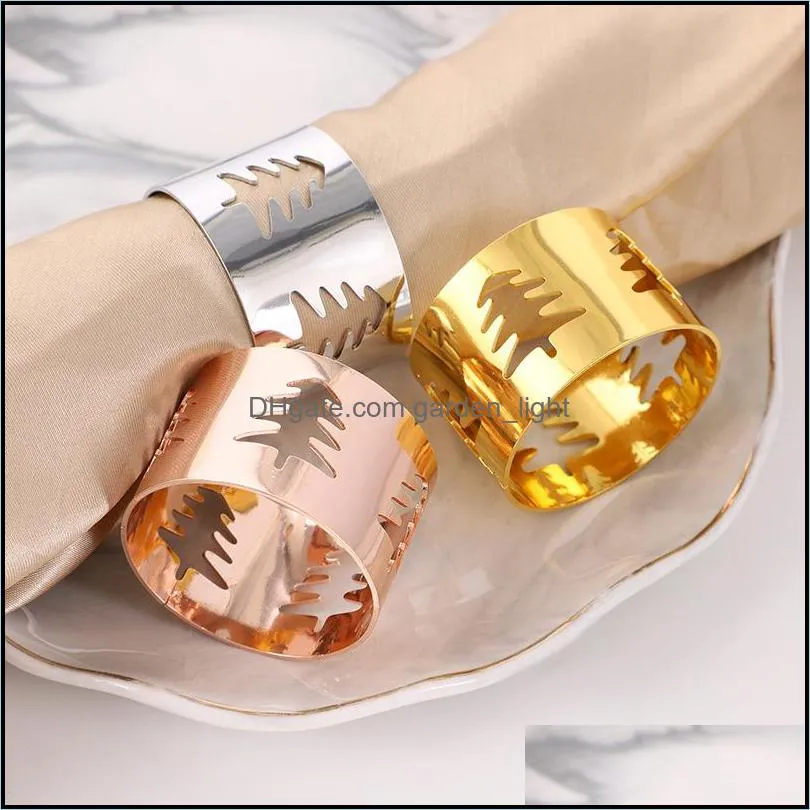 Christmas napkins and napkin rings Elegant Table Holders for Home Garden Kitchen Dining and Bar Decor Drop Delivery Available