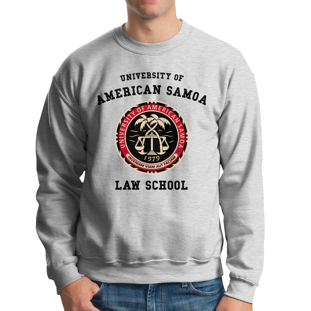 Herrtröjor Sweatshirts University of American Samoa Law School Better Call Saul Men Long Sleeve Harajuku Crew Neck Pullovers Tops 230113