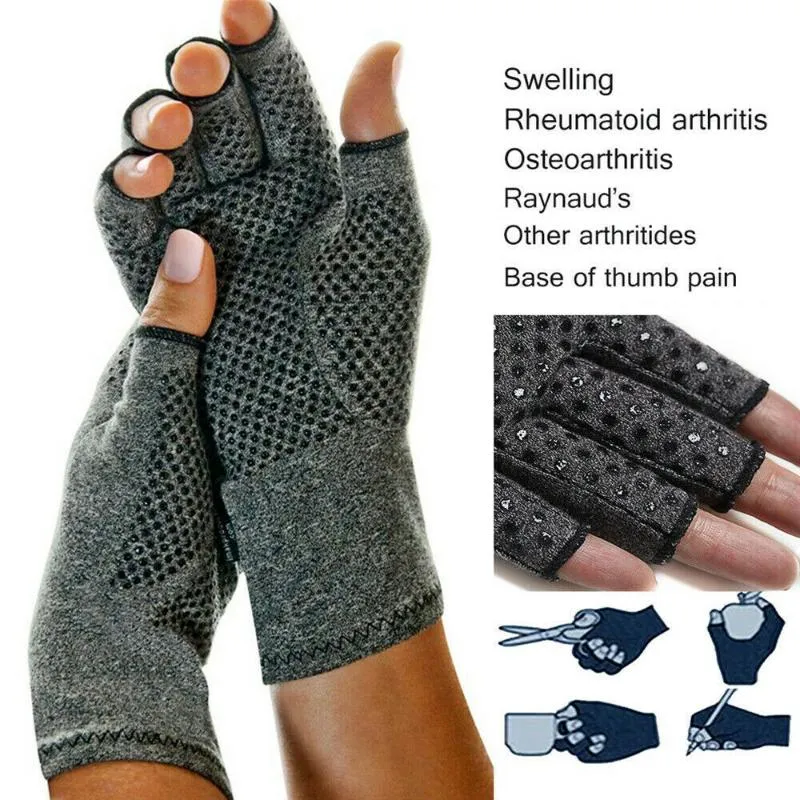 Gants de cyclisme pour l'arthrite, Compression des mains, ajustement confortable, respirant, soulage les douleurs rhumatoïdes, soulage la tension musculaire, soulage les douleurs du canal carpien