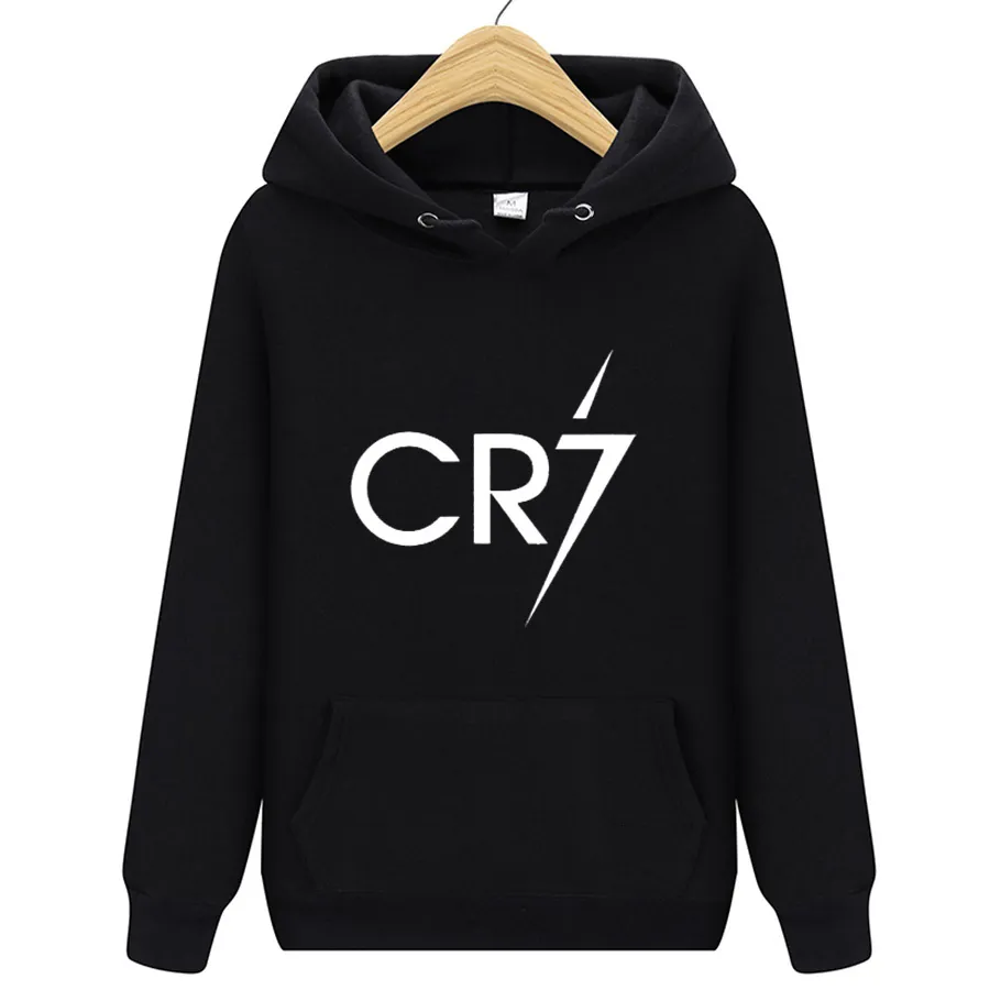 Męskie bluzy bluzy Cristiano Ronaldo Hoodie Cr7 Print Streetwear Football Star Men Men Women Fashion Tops Pullovers 230113