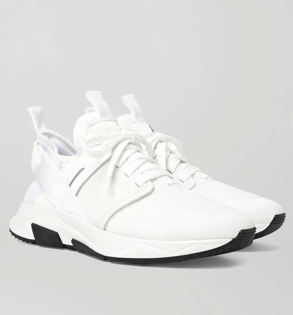 Bulk Mens 2024 Outdoor Mesh Nylon Leather Sneakers, White 
