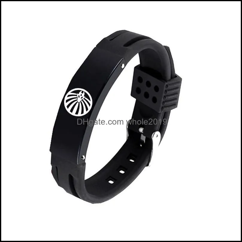 Charm Armband SCP Foundation Säker Innehåller Protect Armband Women Män Anpassa magnetoterapi Sport Casual Wristband Bangle Gift Otmfo