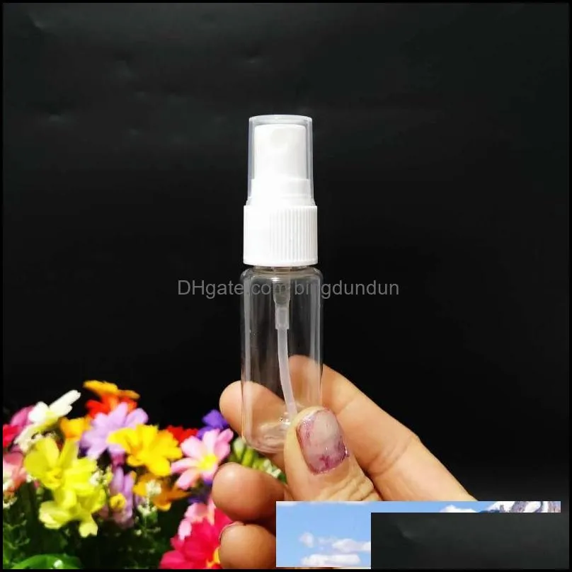 Autre maison jardin vide 20 ml 0,66 oz moins de 1 oz en plastique transparent vaporisateur à brouillard fin pour le nettoyage des huiles essentielles de voyage par Lx80 Ottdj