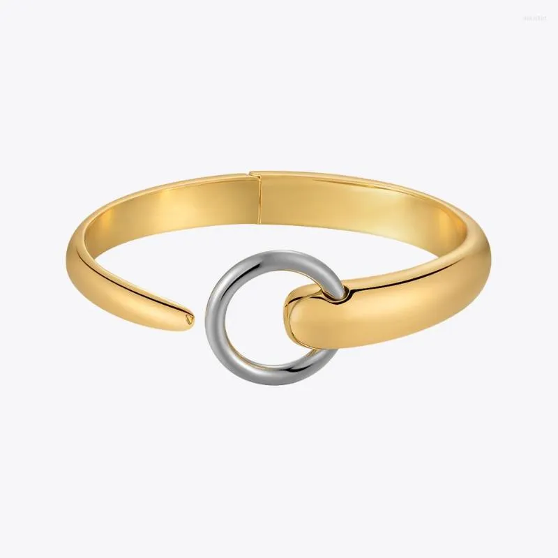 Braccialetto ENFASHION Design originale color oro braccialetto aperto per le donne bracciali all'ingrosso Pulseras Mujer gioielli di moda regali B222289