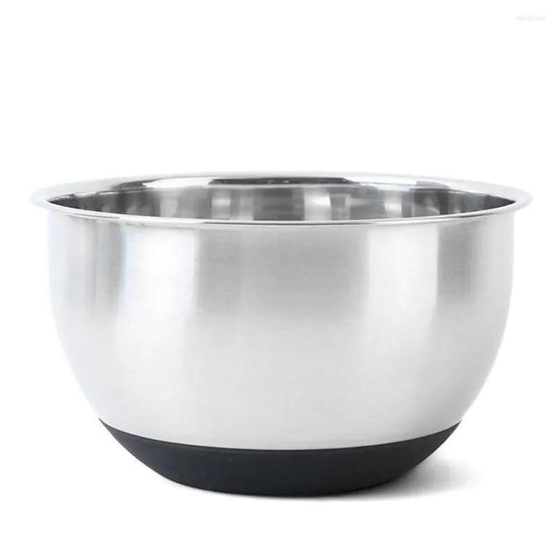 Bowls AsyPets Stainless Steel Mixing Bowl With Ergonomic Non-Slip Silicone Base Professional Kitchenware-15