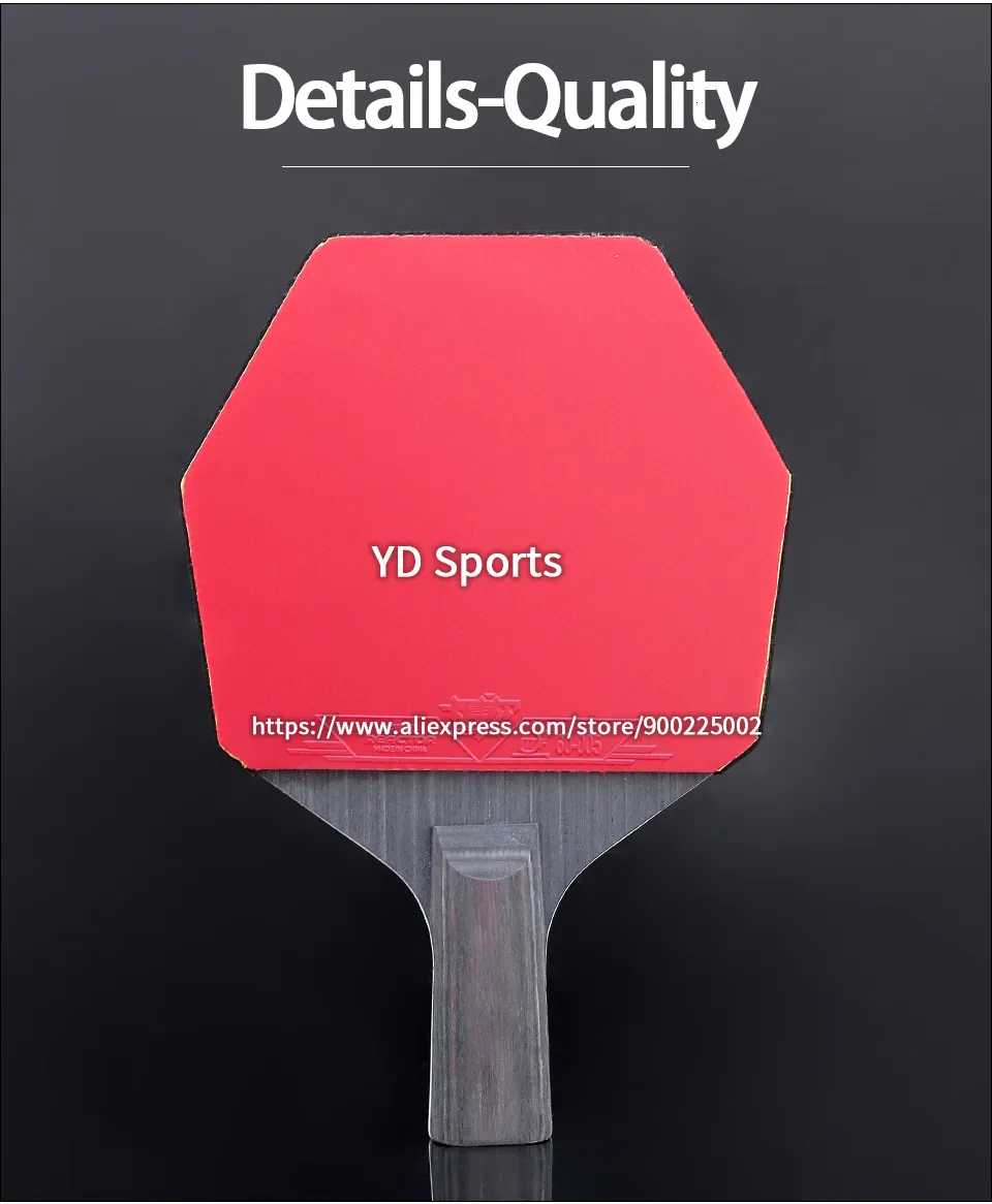 Professional Table Tennis Racket - Black Carbon Fiber Ping Pong Paddle ...