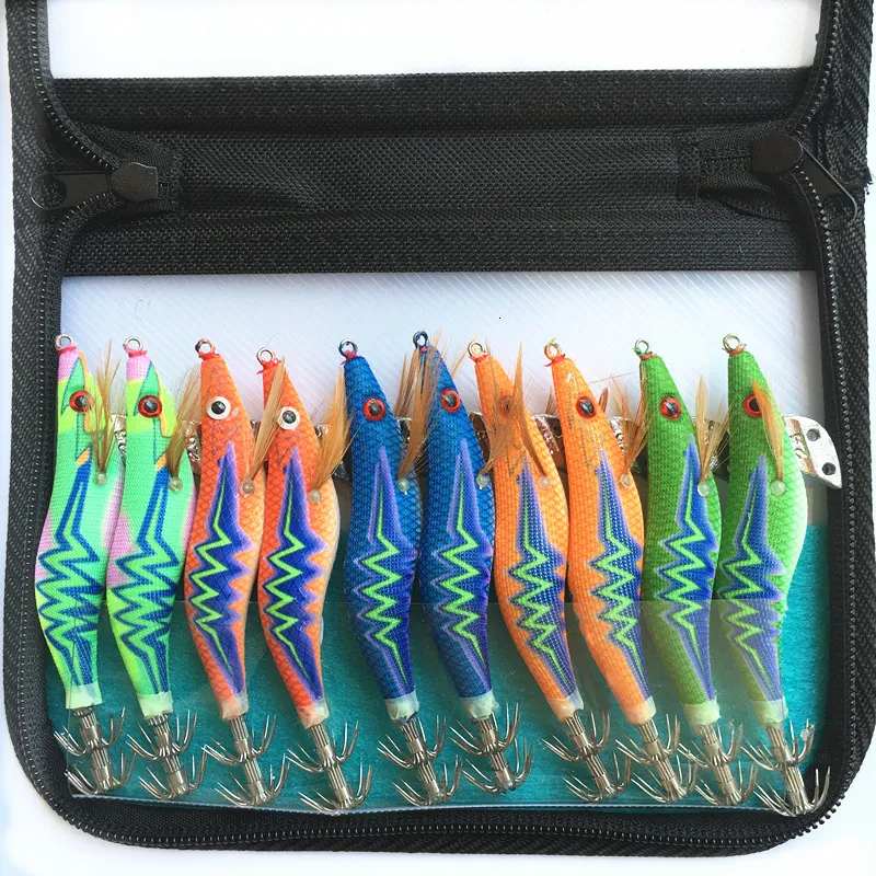 Luminous Rubber Fishing Lures Bags With Squid Hooks, Octopus, Cuttlefish,  Shrimp, And 3D Eyes 230113 From Yujia09, $16.38