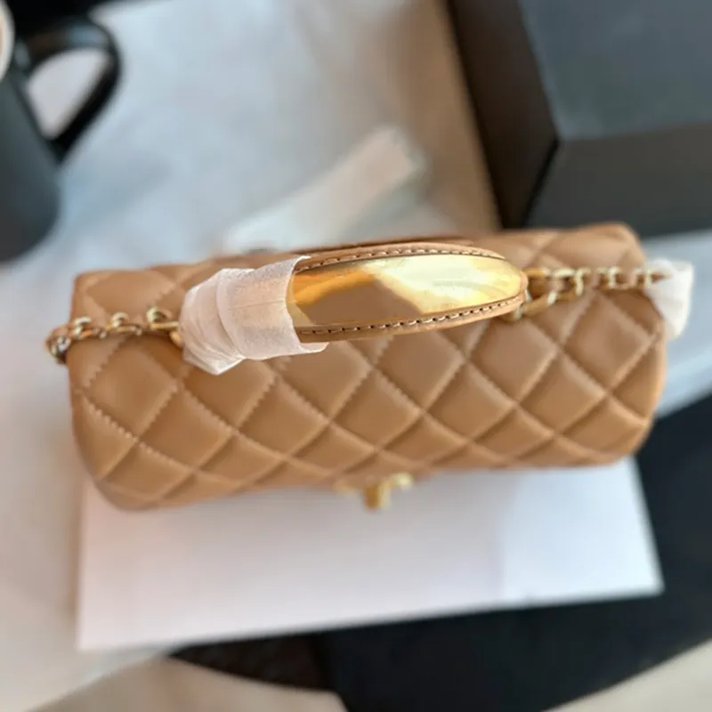 Designer Bag Handbag Luxury Crossbody Hand Bags Leather Shoulder Bag Gold Handle Handbags Fashion Women purses Designers Ladies Wallets Classic Diamond Chain Bag
