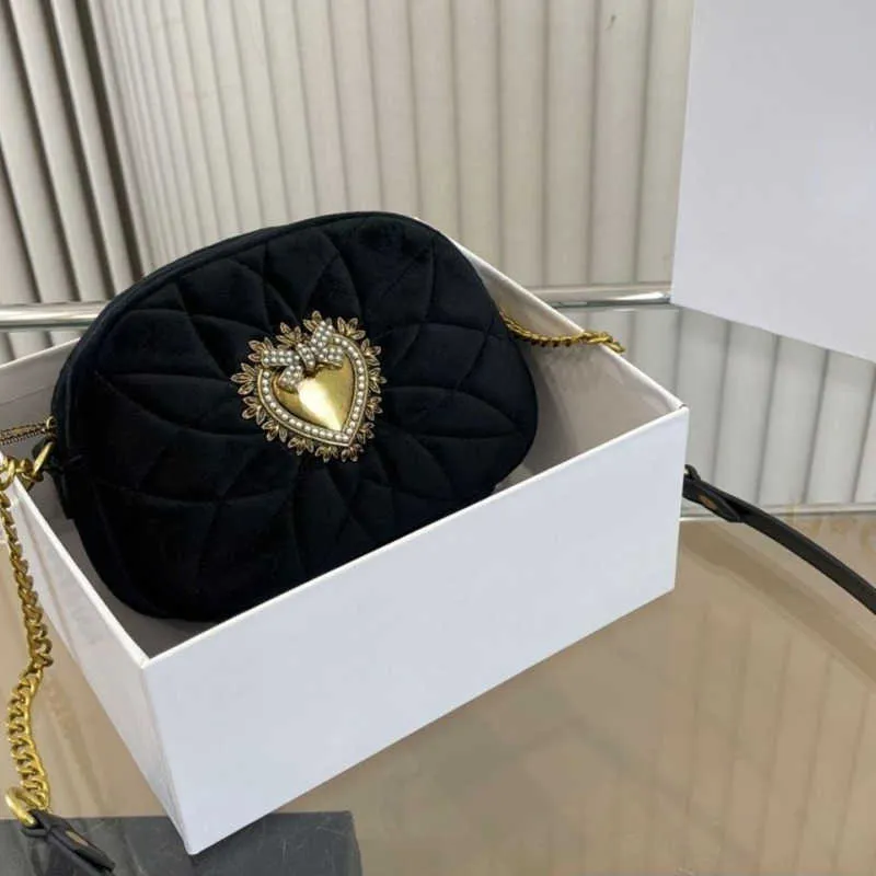High version women bag luxury shoulder bags designer chain crossbody purse fashion heart shape bow clutch oval handbag
