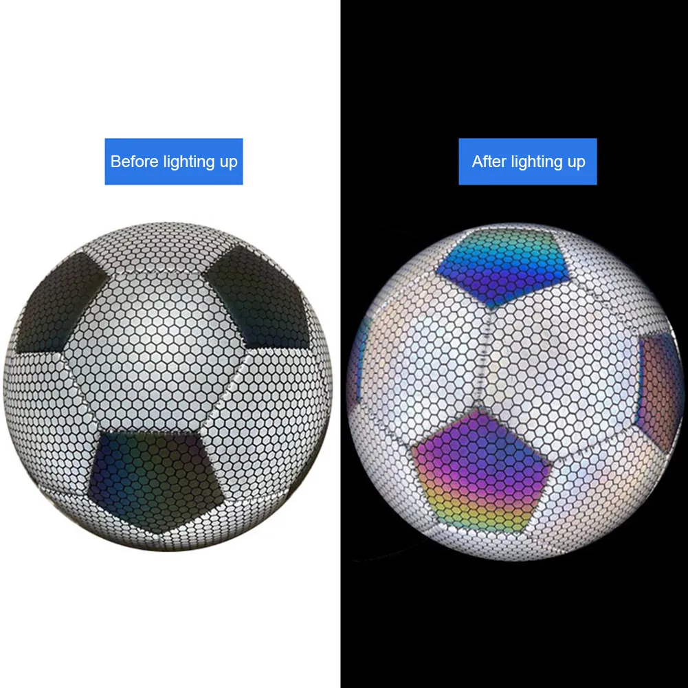 Ballon De Foot Lumineux Racetex – LED Intégrées, Taille 5, étanche, Brille 30s à Chaque Impact, Cadeau Parfait Pour Enfants