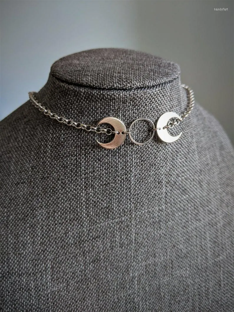 Pendant Necklaces Moon Choker Necklace | Jewellery Witch Jewelry Halloween Gift Idea Fall Autumn Witchy Magic