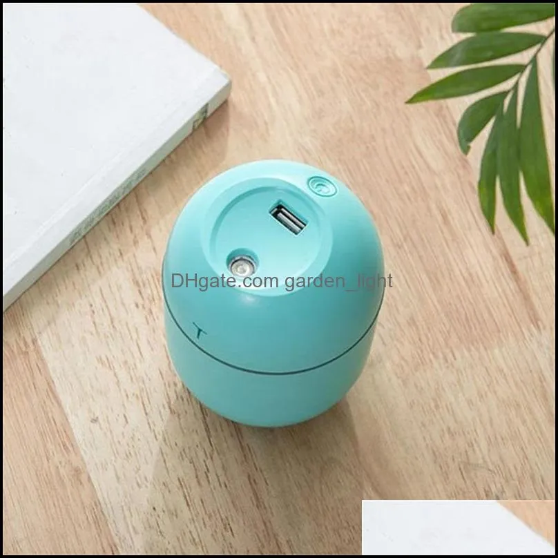 Andere huishoudelijke zonsverdragen Eierenvorm Watervoorziening Instrumenten Spray Traasonic Vinificatie Hine USB Oplaadbare T Diffuser Aromatherapy DHY25