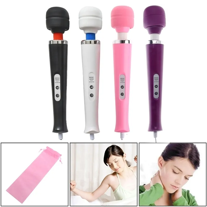 Full Body Massager 10 Speed Magic Foot Head Vibrating Massage EU Plug 230113