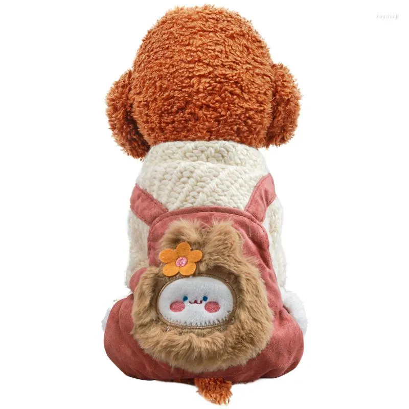 Köpek giyim petcircle kıyafetleri tangyuan pamuk ceket ceket fit küçük köpek yavrusu evcil kedi kış sevimli kostüm kapşon