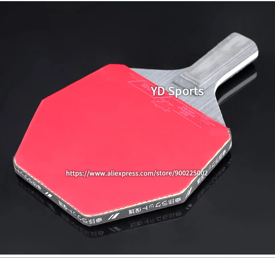 Professional Table Tennis Racket - Black Carbon Fiber Ping Pong Paddle ...