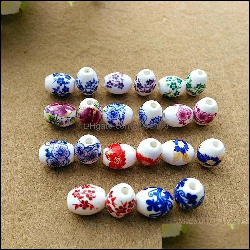 Ceramic Clay Porcelain Bead Charms Ifor Bracelet Diy Soft Fimo Polymer Clay Beads Fit For And Necklace Drop Delivery Jewelry Dhzg8