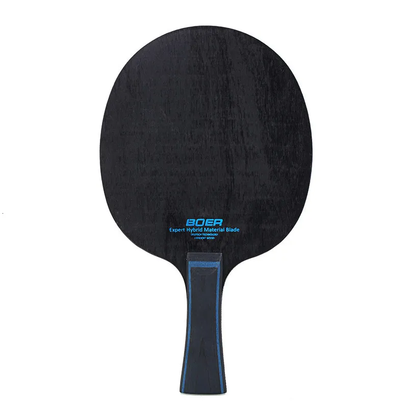 Table Tennis Raquets 1 PCラケットボトムプレートカーボンファイバーアリールグループブレード7 Ply Ping Pong Poplar Paddle 230113