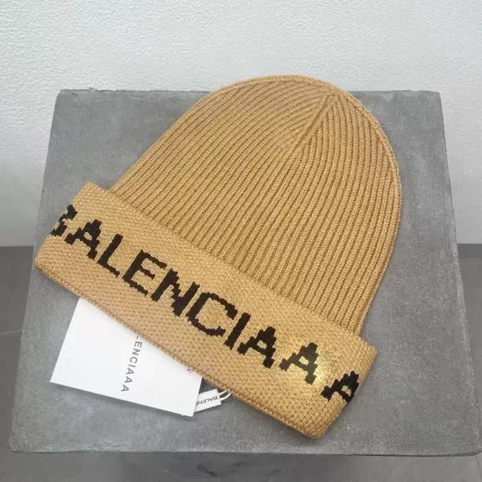 Couple fashion brand designer knitted hats Women`s letter embroidery bucket hat Men`s wool fleece cap