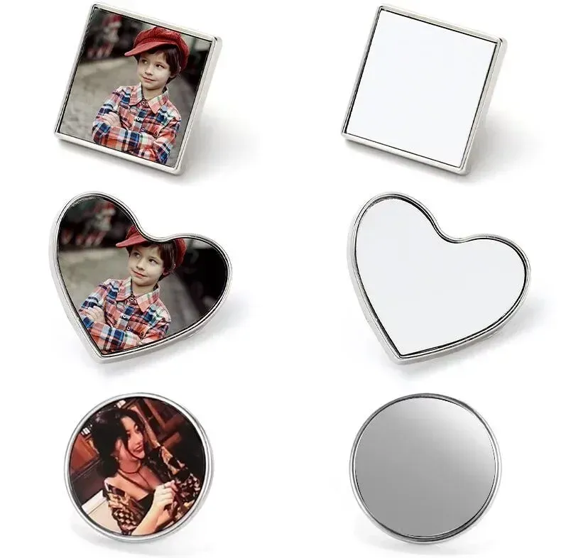 Wholesale Sublimation Blank Pins DIY Button Badge Sublimation