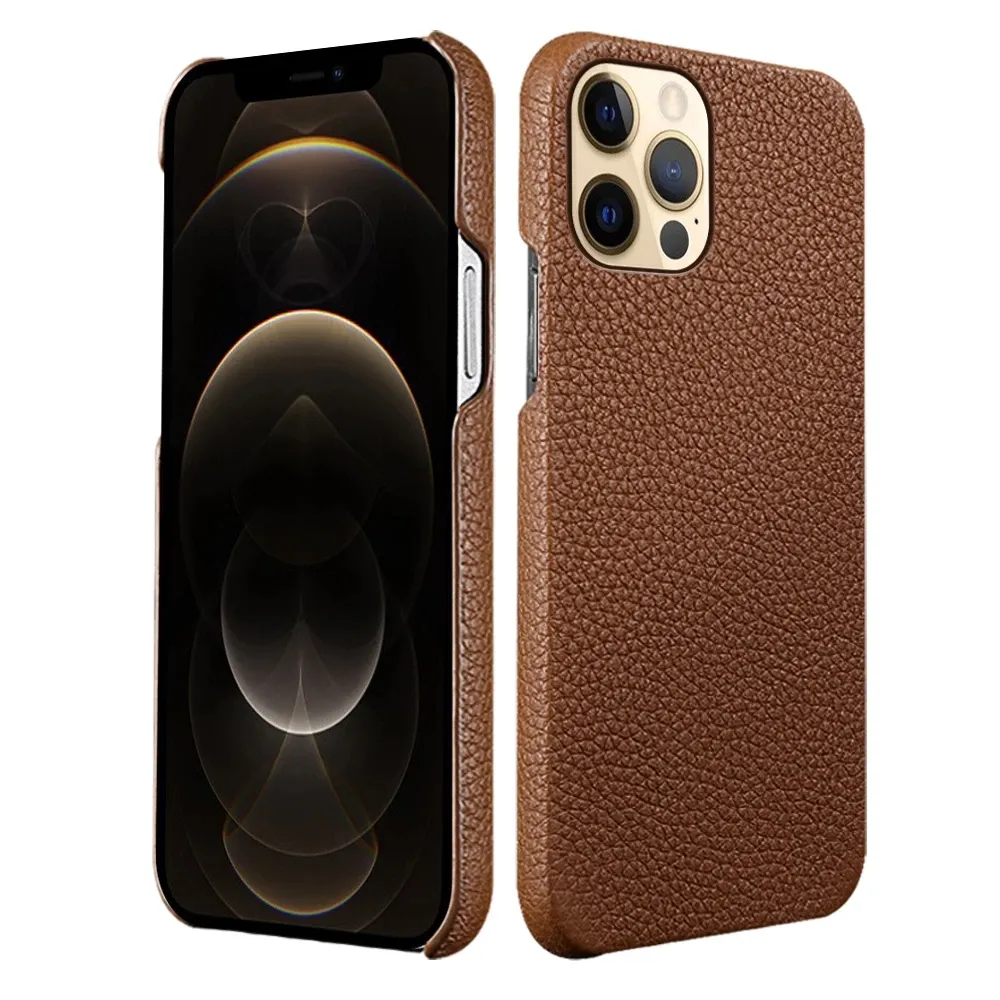 Lyxfodral äkta ko läder telefonfodral för iPhone 13 14 pro max 12 mini 11 12 pro max x xr xs max 6 5s 6s 7 8 plus se cover