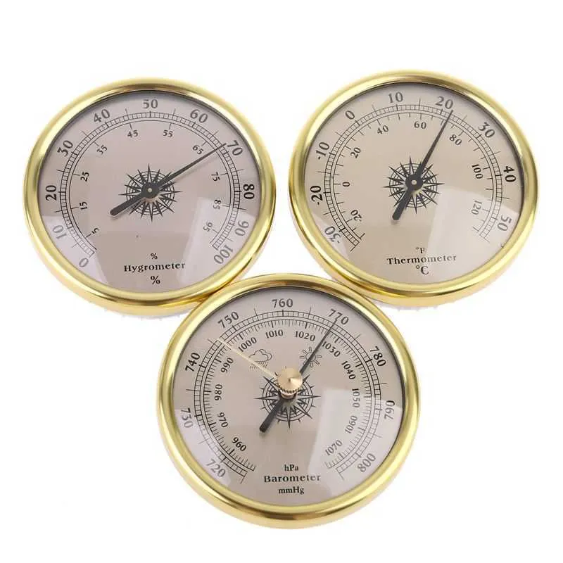 3 in 1 luchtdrukmeter thermometer vochtmeter barometer hygrometer voor weersvoorspelling stationstestgereedschap ingesteld