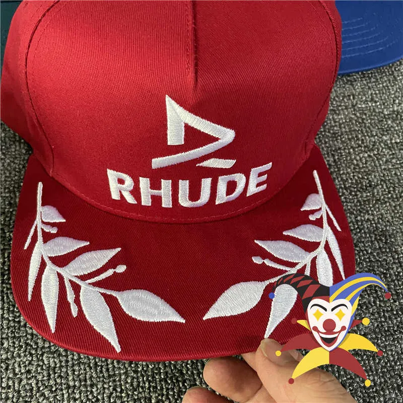 Rhude Baseball Cap Stickerei Rhude Baseball Mütze Männer Frauen Rhude Sun Hut Sonnenschutz im Freien im Freien Verstellbare Designer Hut Snapback Hut 465