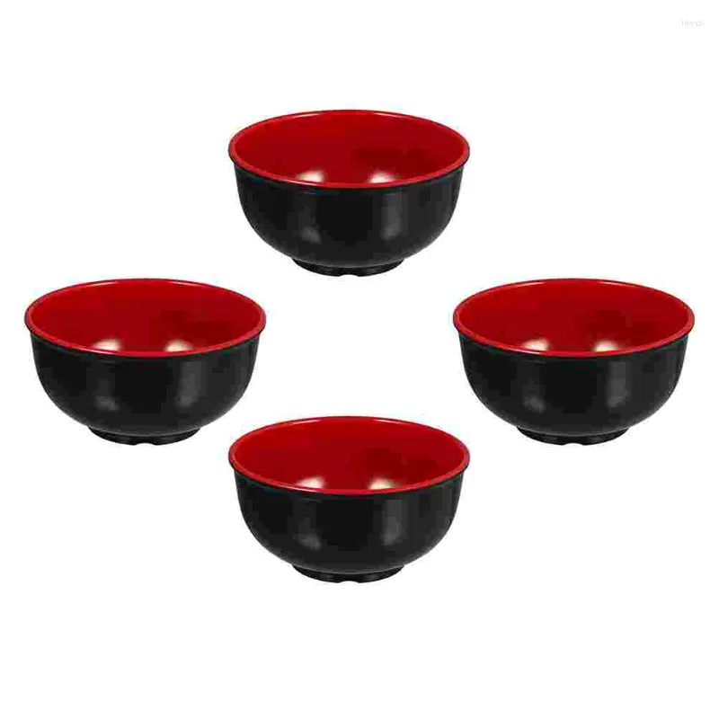 Bowls 4pcs Páscoa Dinina -da -páscoa Deep Pho Bowl Servando frutas de sopa de macarrão de melamina