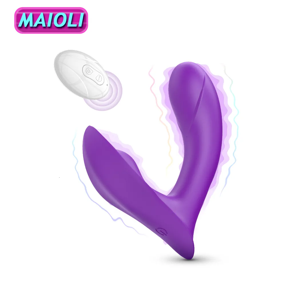 Анальные игрушки беспроводной пульт дистанционного управления вибратор фаллоимитатор для женщин G Spot Clit Massager Clitoris стимулятор эротический секс взрослые пары 230113