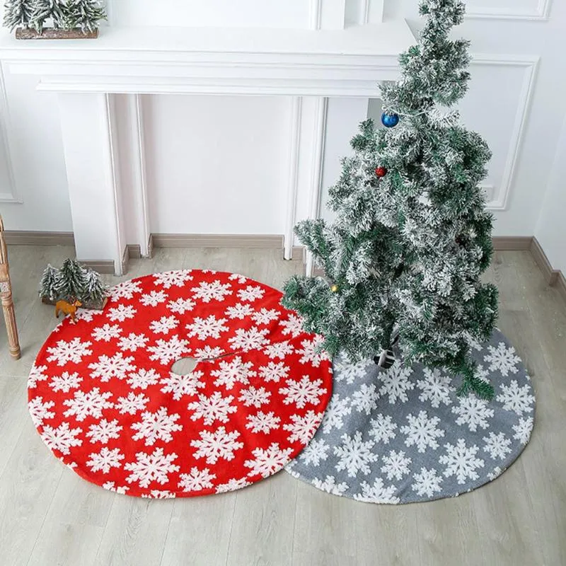 Decorações de Natal Tree Salia Snowflake Piso de tapete de tapete de tapete de tape