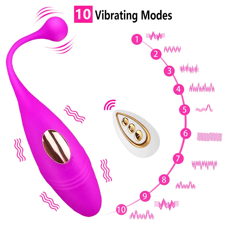 Juguetes anales Bragas Vibrador de control remoto inalámbrico Huevos vibrantes Bolas usables Punto G Masajeador de clítoris Juguete adulto del sexo para mujeres 230113