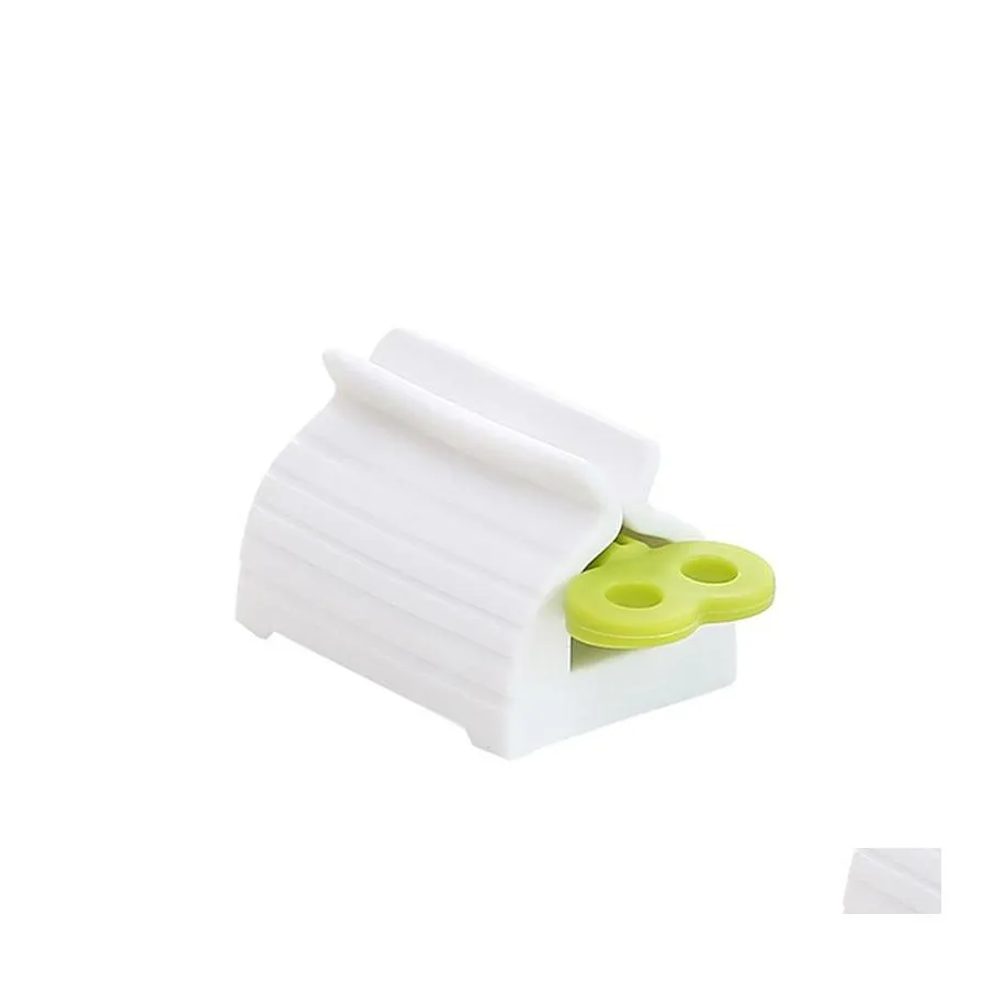 Andere Bad-Toilettenartikel Tootaste Squeezer Tube Press Wand-Nudelspender Zahnbürstenhalter Ständer Kind Adt Badezimmerzubehör Dhtix