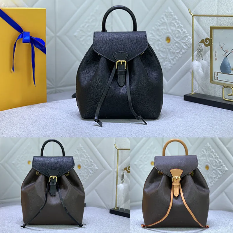 Designer Luxury Bag Mini Bb Backpack Crossbody Shoulder Handbags Flap Purse Canvas Genuine Leather Suede Inner String Bucket Bags Gold Hardware M45516 M45502 Pouch