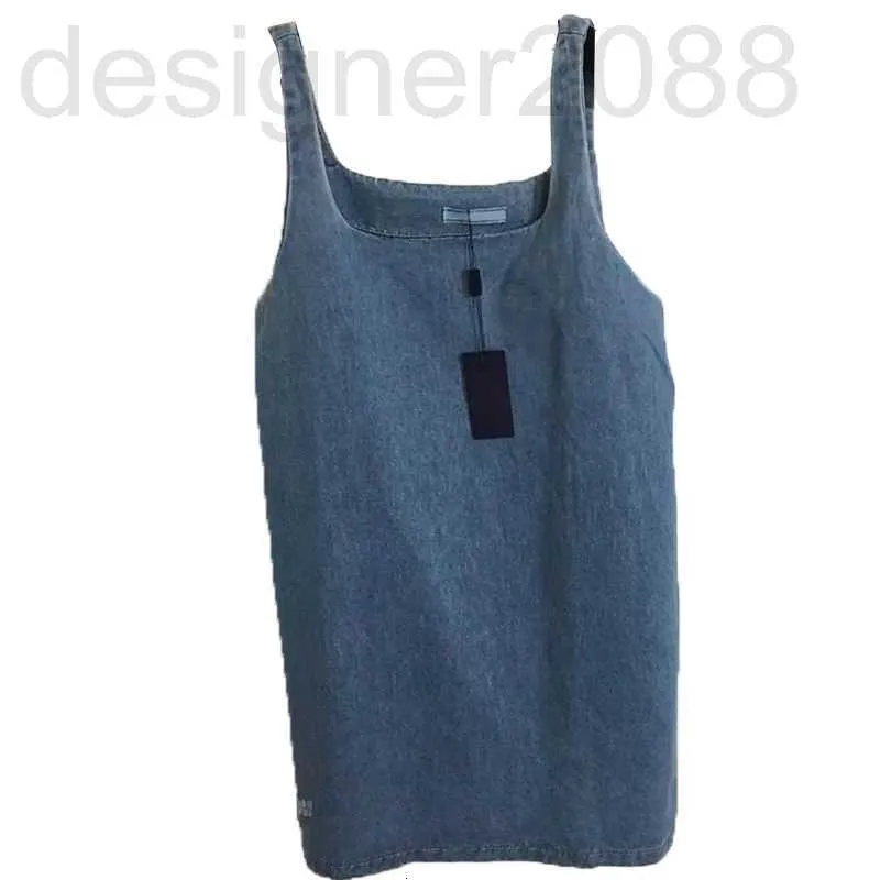 Casual Kleider Designer Frauen Denim Mode Strap Röcke Sommer Ärmellose Mädchen Hip Hop Rock Kleidung 1AL3