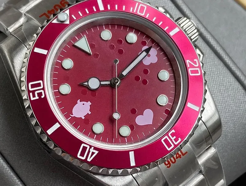2023Watch U1 Męskie Automatyczne ceramiki mechaniczne zegarki 40 mm pełne stali nierdzewne ślizganie się zegarowe zegar Sapphire Super Luminous