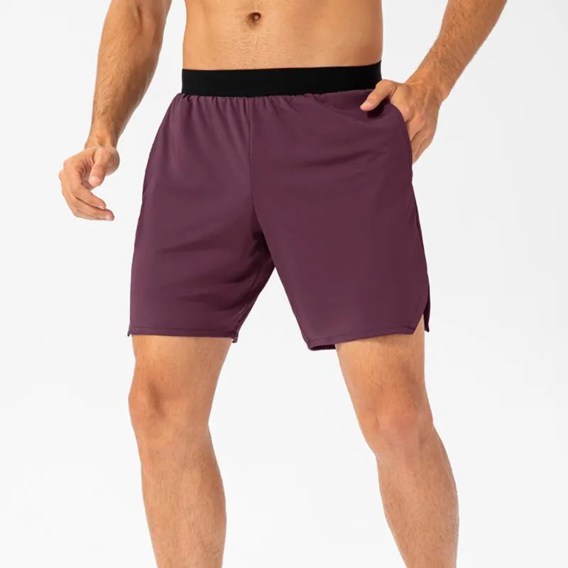 Kör shorts fitness manlig träning gym snabbt torrt med fickor kort deportivo hombre träning byxor vandring utomhus joggingrivning