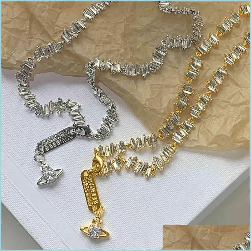 Anhänger Halsketten VW Designer Halskette Marke Klassiker Irregare Kristallkettenzubehör Damen Mode DHCUD