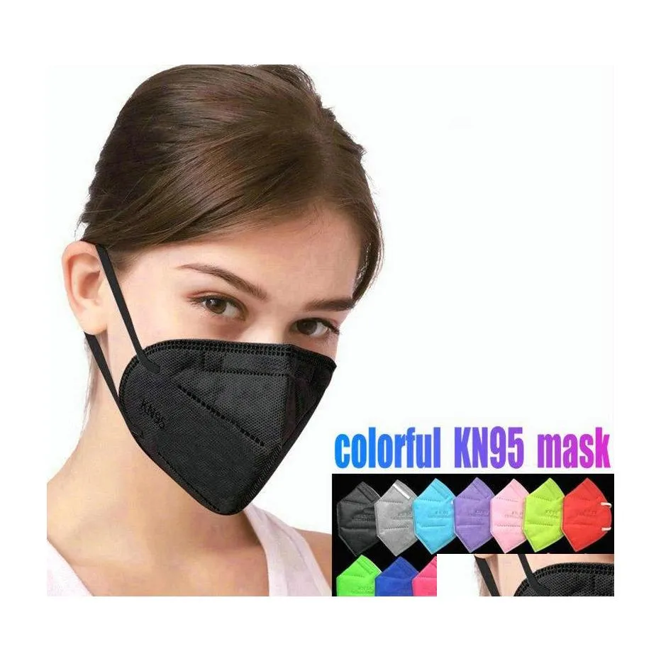 Autre jardin de maison en stock masques jetables pour Adt Colorf masque de protection respirant anti-poussière DHS livraison rapide Drop Dhuso