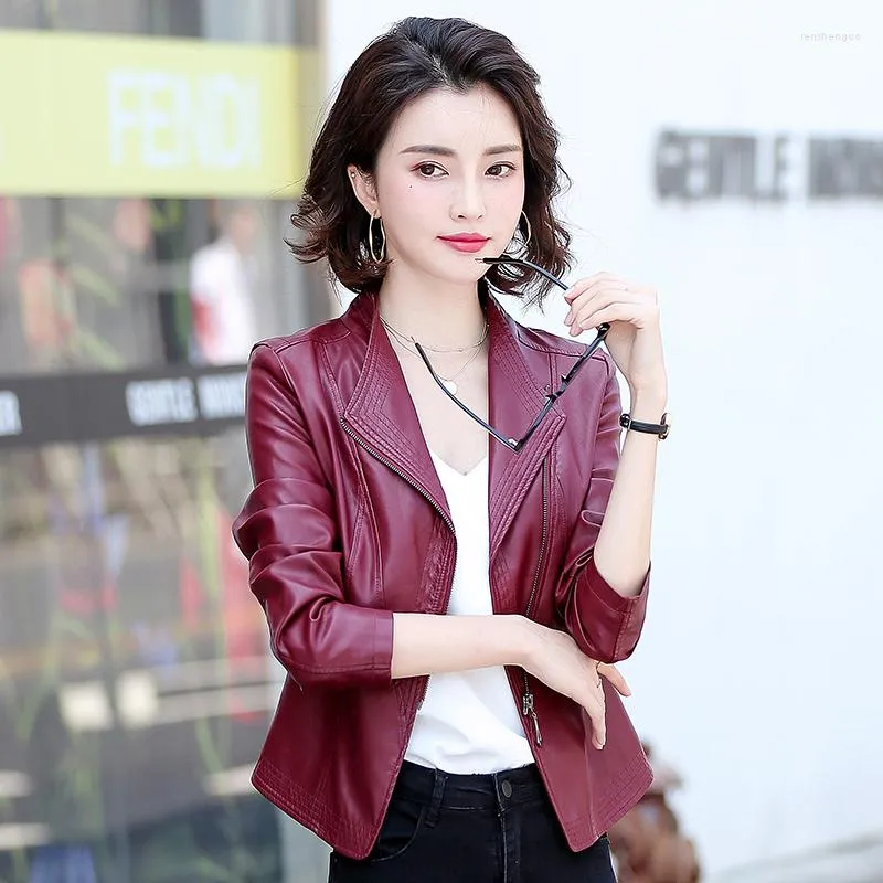 Ledar jacket ladies best sale
