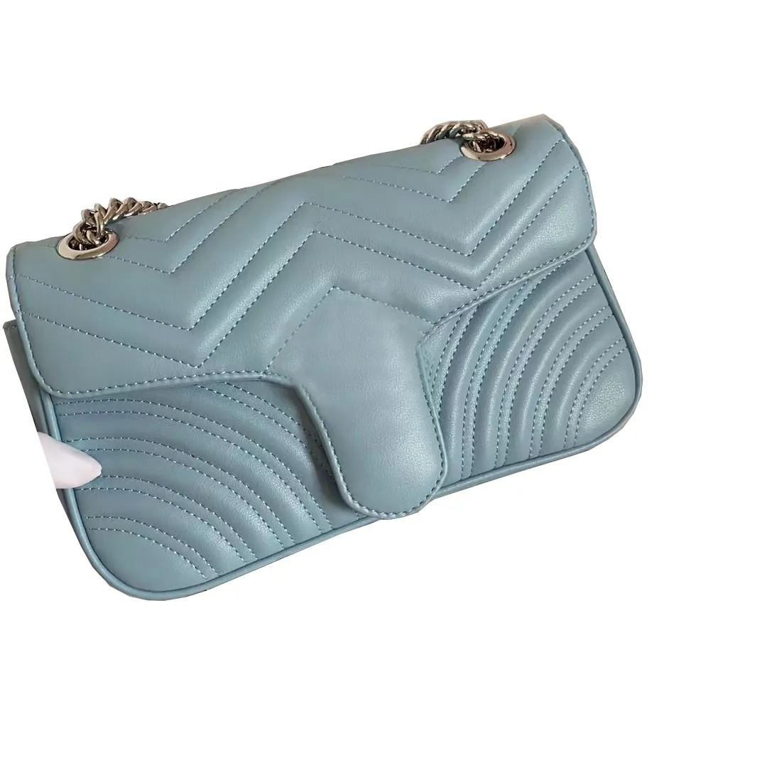 Lyxdesigners Högkvalitativ axelväska för kvinnor Ophidia Totes Kärleksmärke Mode Marmont Crossbody-handväska i äkta läder Handväskor Ryggsäck shoppingväskor 443497