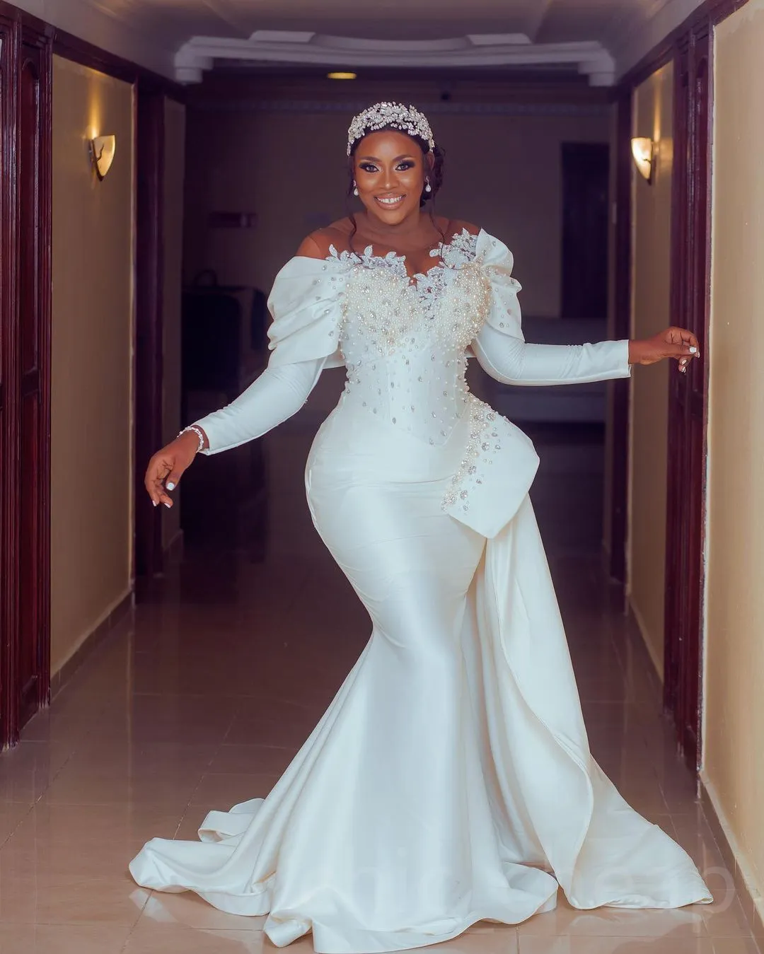 Mermaid wedding deals dress curvy