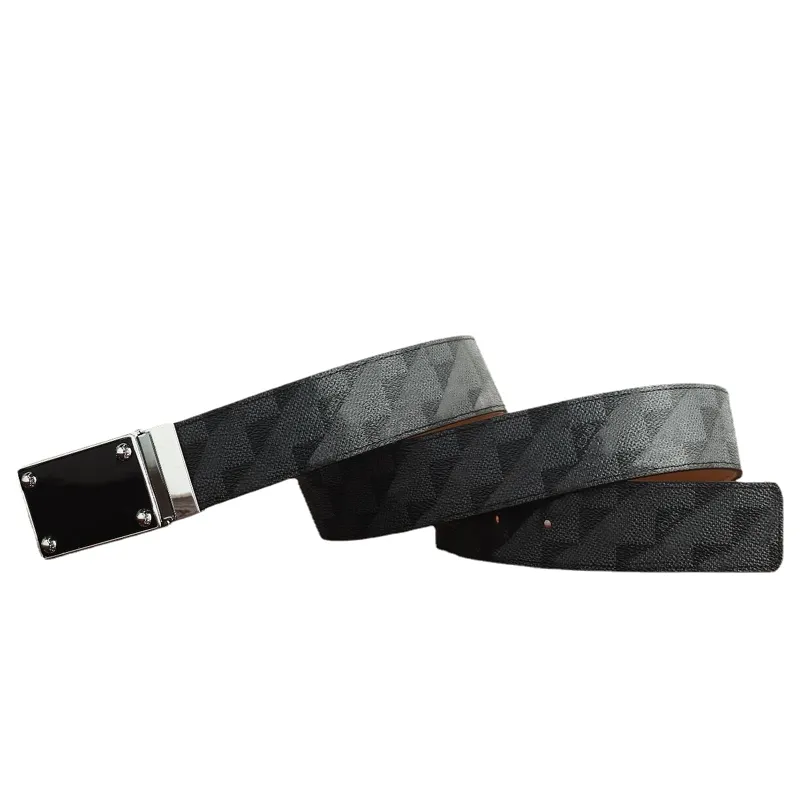 New fashion men designer belts business casual belt mens waistband womens metal buckle leather with box