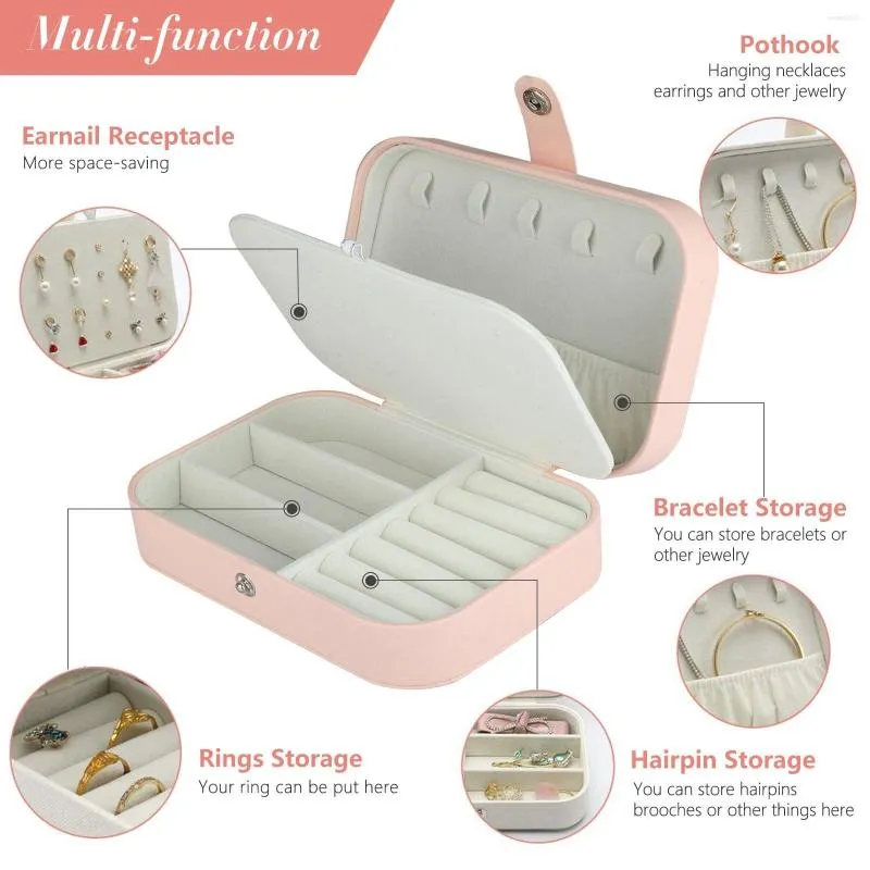 Mini Jewelry Storage Box Portable Home Travel