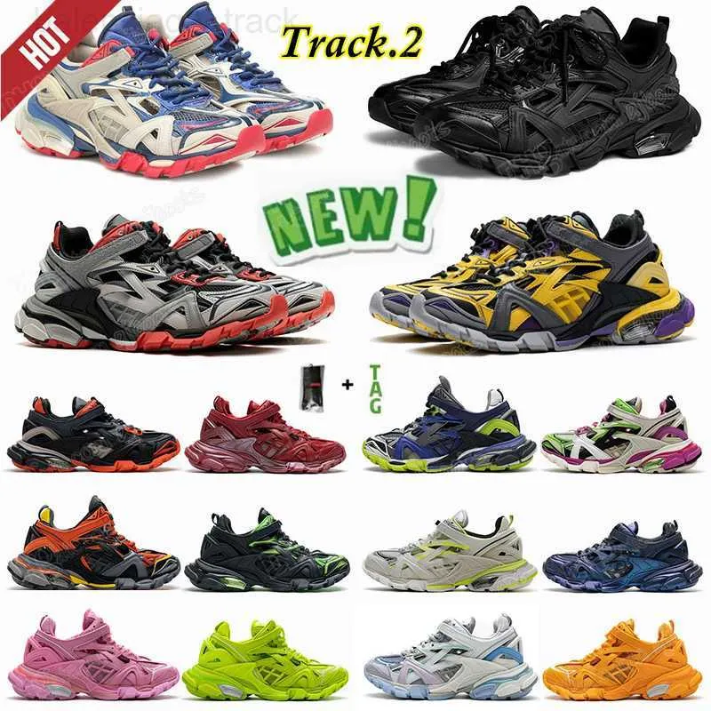 Triple S Designer Chaussures de luxe Hommes Femmes Track 2 4.0 Sports Triple S Comparer Sneaker Baskets de mode 18ss baskets similaires